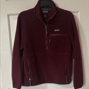 Patagonia Maroon Fleece Jacket
